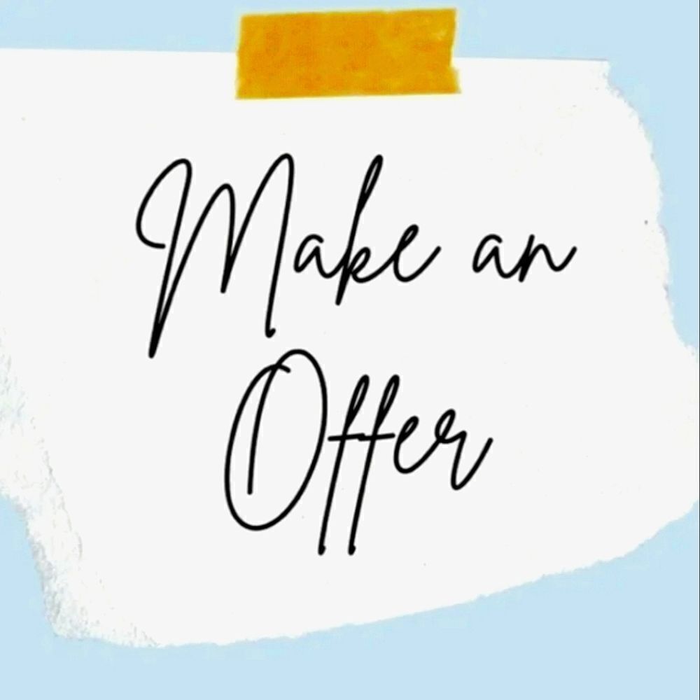 Don't like the price? Make an offer!